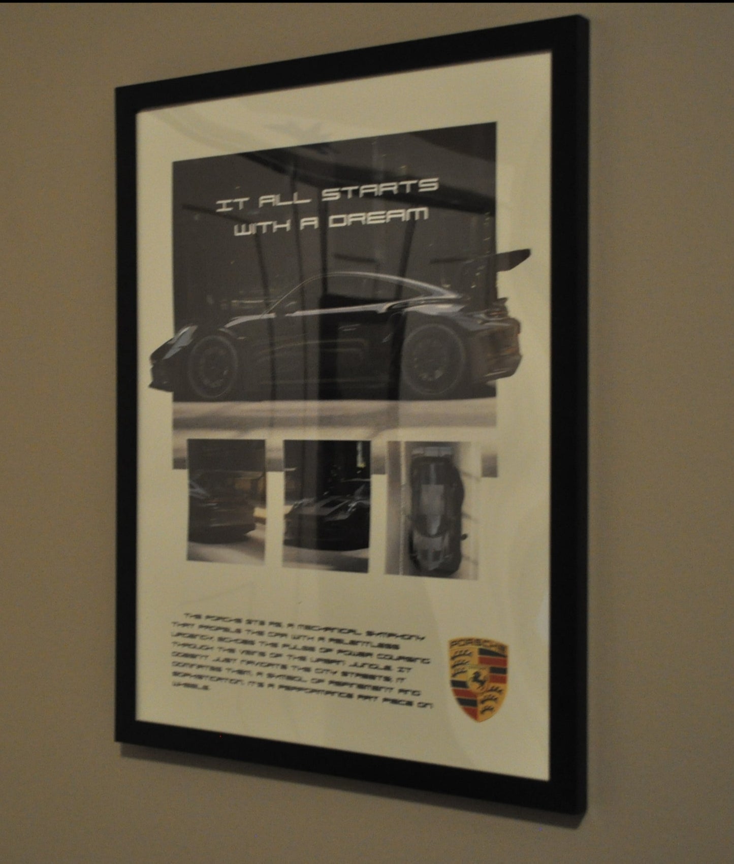 Porsche GT3 RS Framed Poster